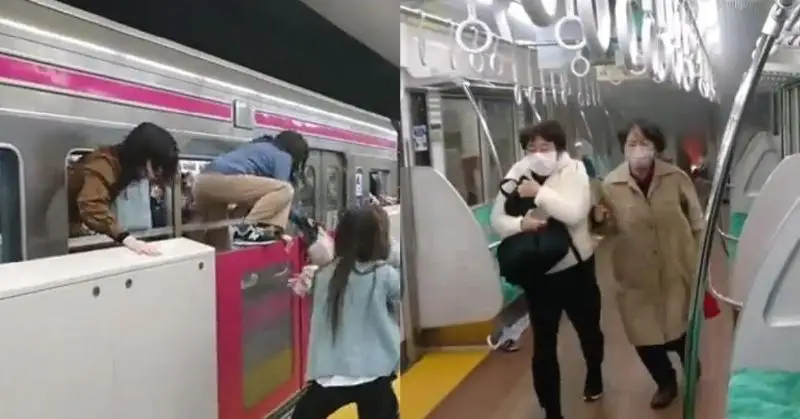 17 человек ранены в результате нападения в поезде в Токио