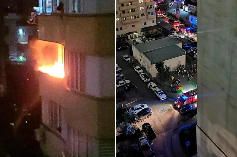 Пожар произошел в 15-этажном доме в Алматы