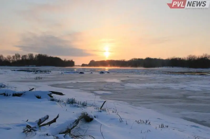 Первую ледовую переправу открыли в Павлодарской области