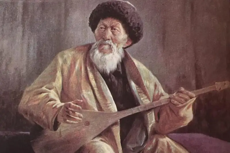 Almatyda Jambyl Jabaevtyń 175 jyldyǵyna arnalǵan kórme ashyldy