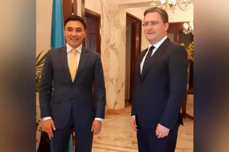 Посол Казахстана провёл встречу с министром иностранных дел Сербии