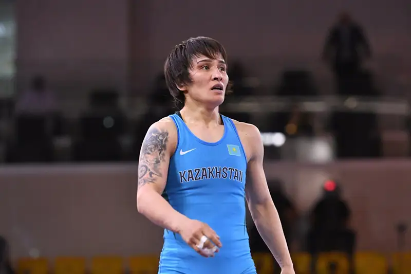 Четырехкратная чемпионка Азии по борьбе из Казахстана проиграла стартовый поединок Олимпиады-2020