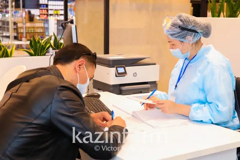 Более 815 тысяч человек привились первым компонентом вакцины от COVID-19  в Алматинской области