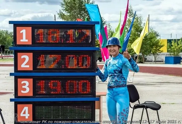 Как покорить пожарно-спасательный спорт, рассказала костанайка Айнура Бажева