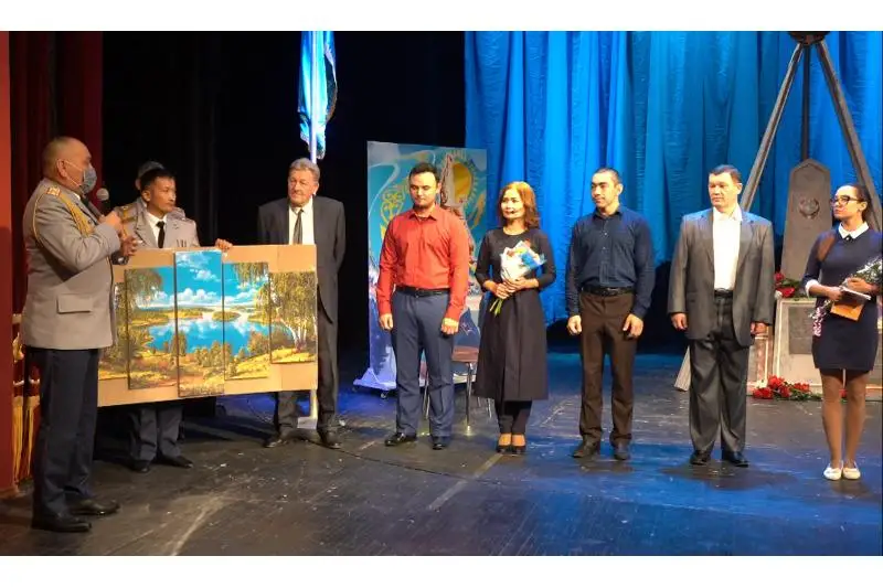 Костанайские полицейские презентовали документально-драматическую композицию