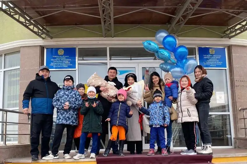 Десятый ребенок родился у семьи из Актау