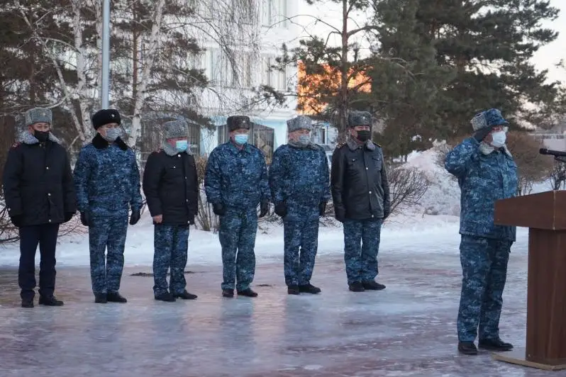 Минутой молчания почтили память погибших костанайские полицейские
