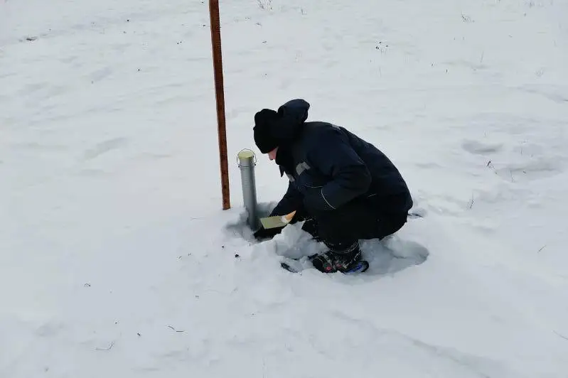 Высота снежного покрова превышает норму в некоторых районах СКО