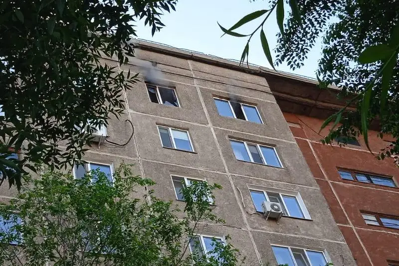 Пожар произошел в квартире жилого дома в Павлодаре