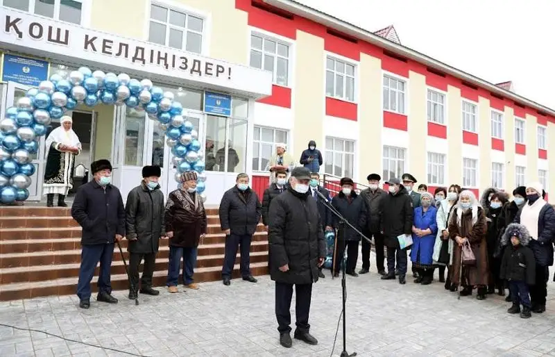 Baızaqtaǵy jarylystan qıraǵan mekteptiń jańa ǵımaraty paıdalanýǵa berildi – Jambyl oblysy