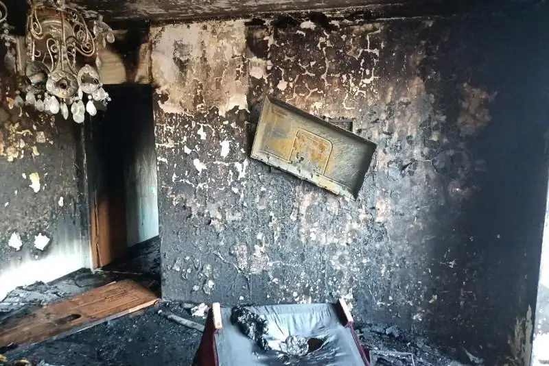 Женщина погибла при пожаре в Карагандинской области