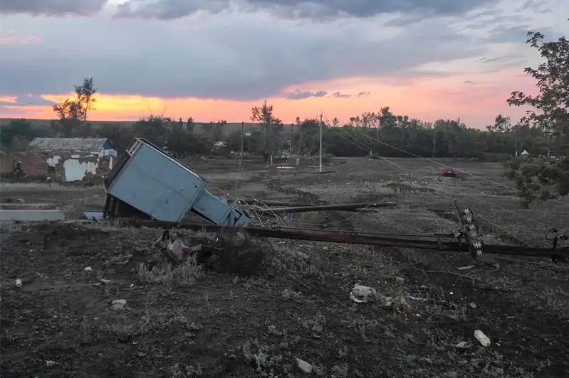 Режим ЧС объявлен в пострадавших от ураганного ветра селах Акмолинской области