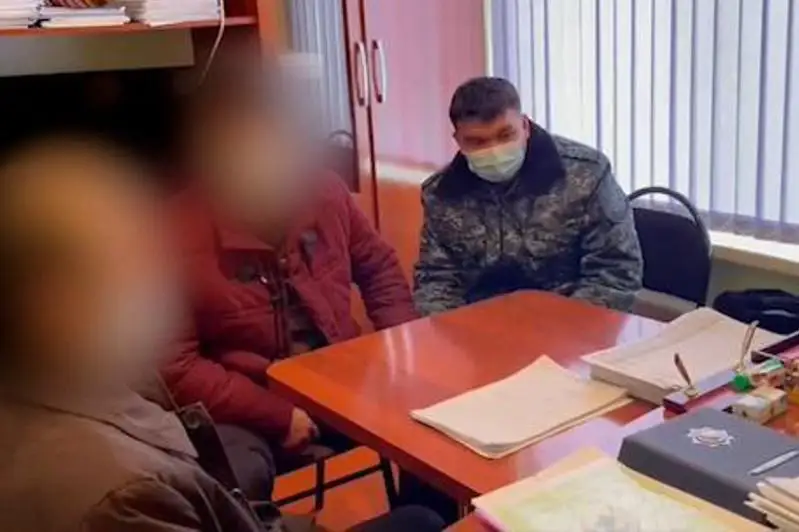 Туркестанские полицейские задержали подозреваемых в разбойном нападении на АЗС