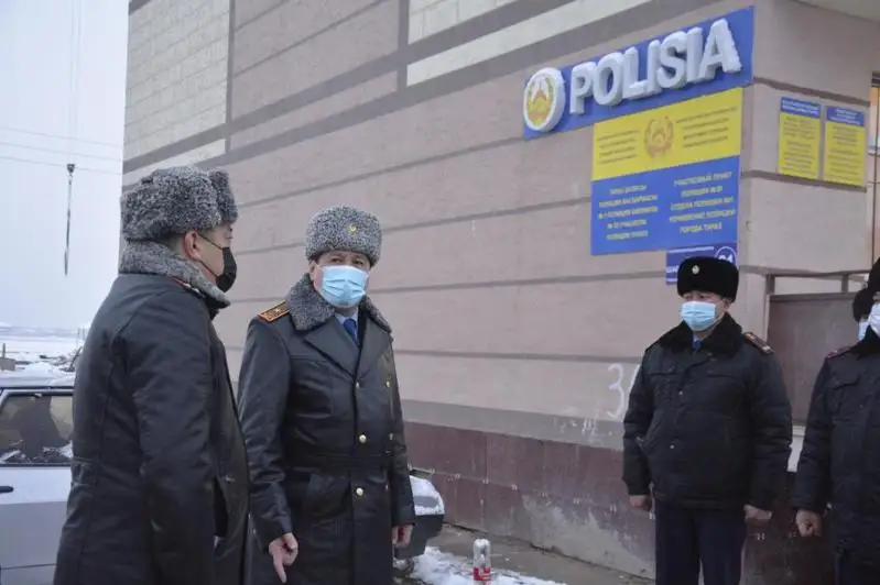 Об условиях работы участковых инспекторов рассказали в Жамбылской области