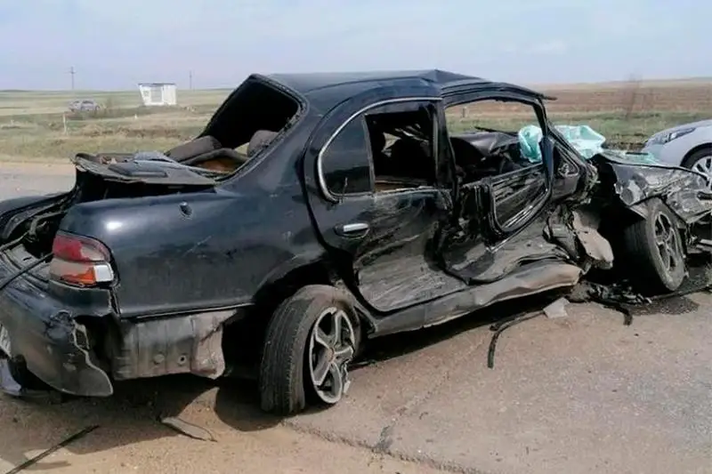 ДТП с участием трех автомашин в Акмолинской области: есть пострадавшие