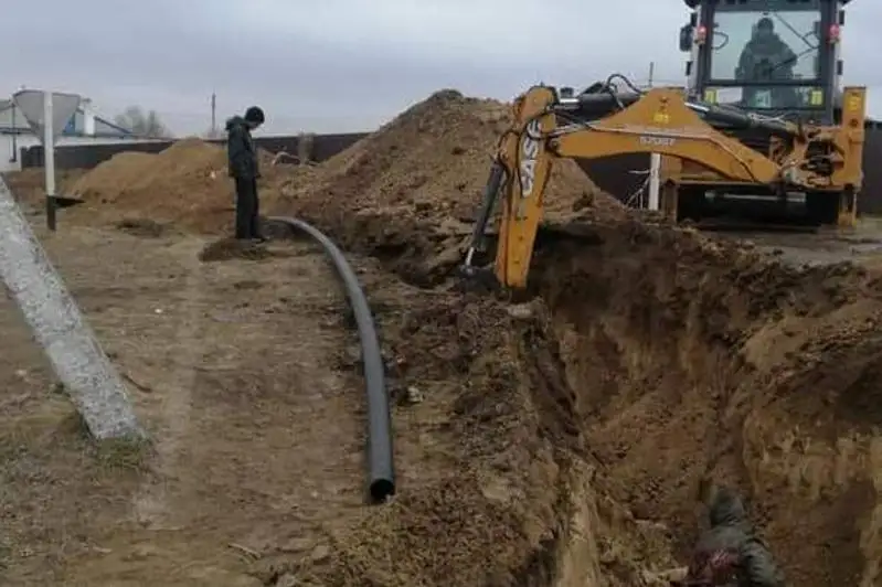 Систему водоснабжения обновляют в одном из районов Карагандинской области