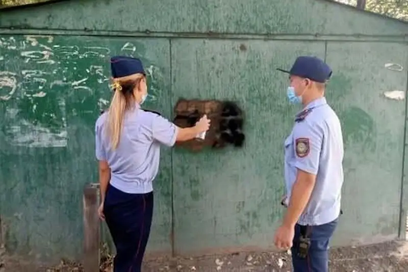 Более 100 наркограффити закрасили в Алматы