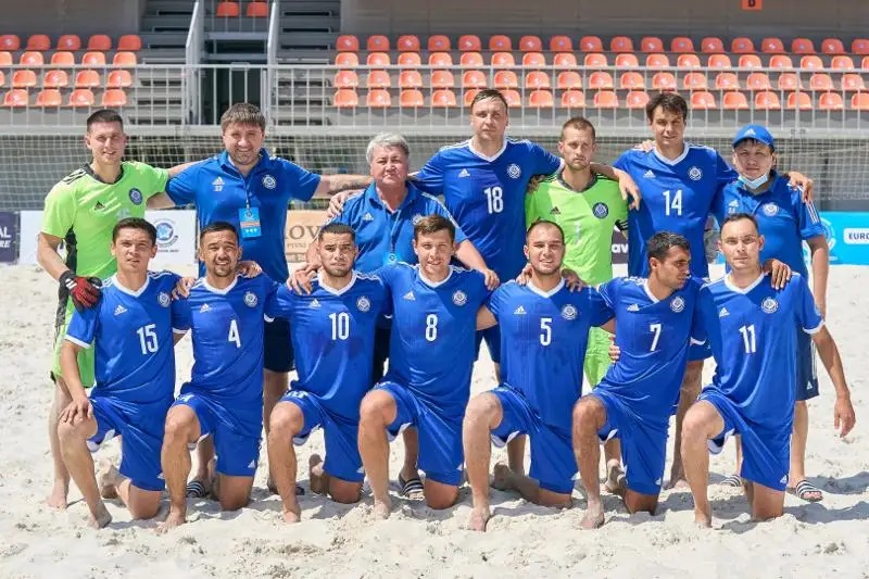 Сборная Казахстана по пляжному футболу завоевала «бронзу» Евролиги в Кишиневе