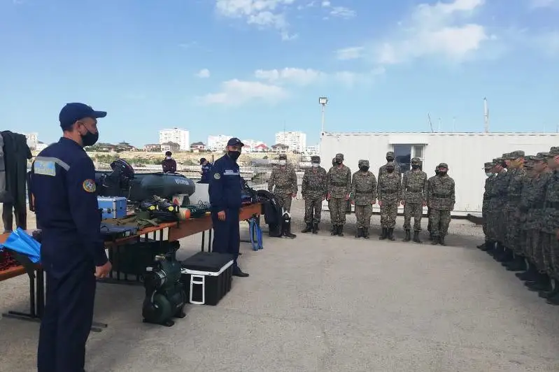 Региональные учения гвардейцев-химиков прошли в Актау