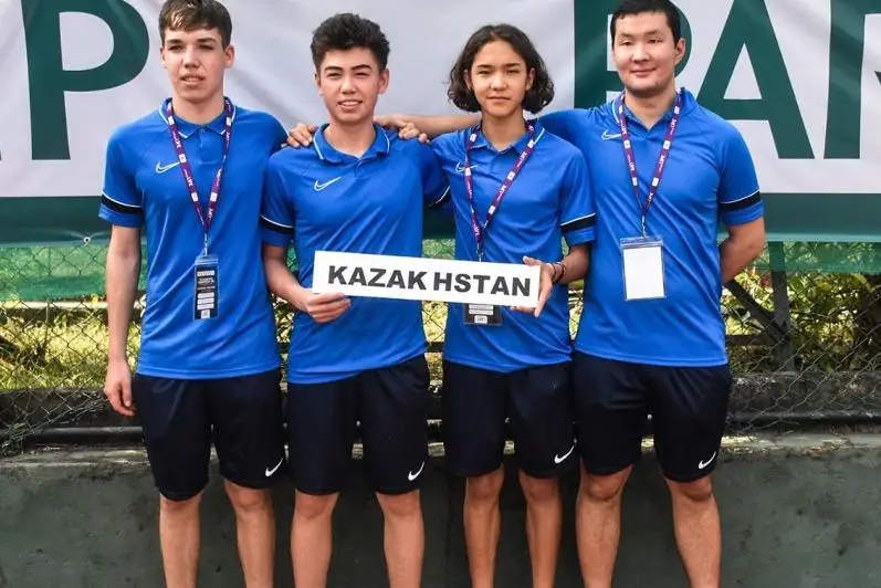 Юношеская сборная Казахстана по теннису вышла в квалификацию Кубка Дэвиса