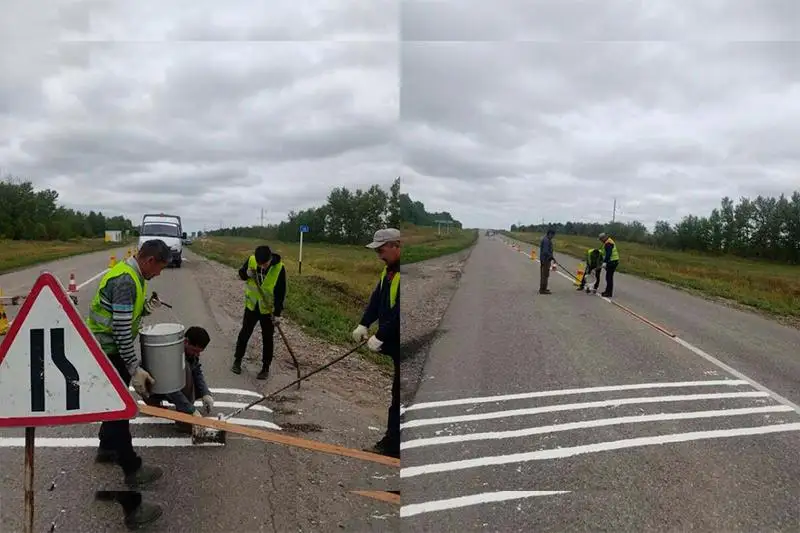 Шумовые полосы для снижения аварийности наносят в ВКО
