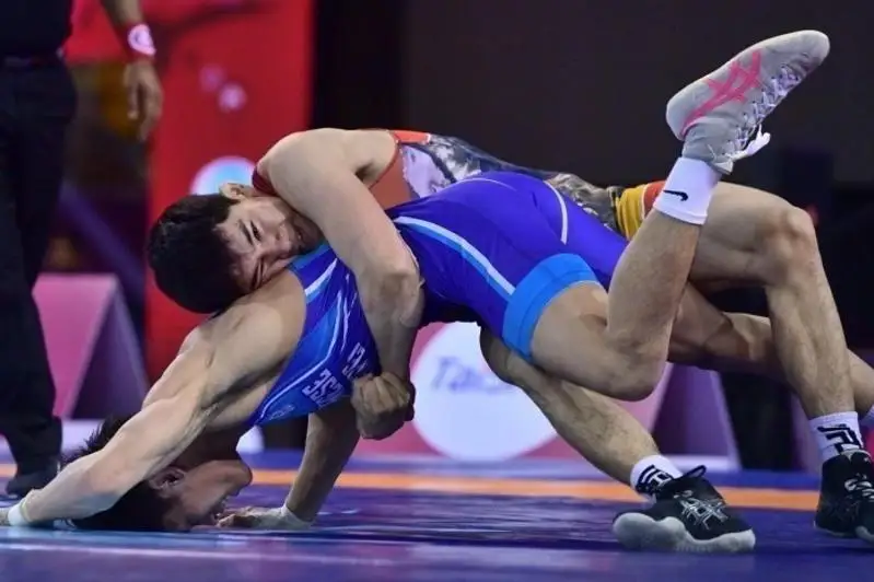 Казахстанский борец Султан Асетулы выступил в немецкой Бундеслиге