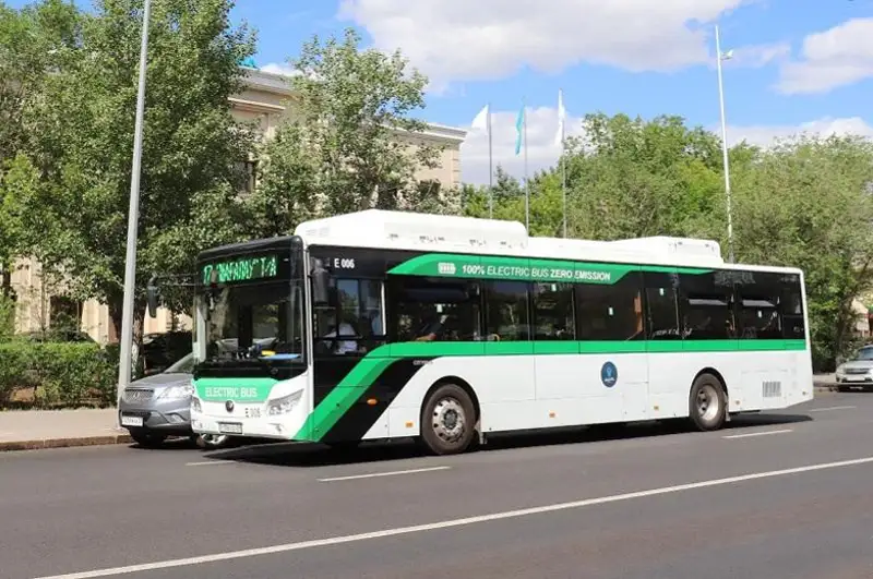 Еще 100 электроавтобусов выйдут на маршруты в Нур-Султане