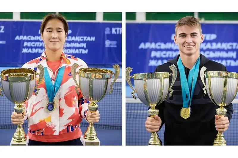 Определились чемпионы Казахстана по теннису