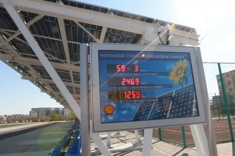 Солнечную электростанцию запустили в одной из школ Атырау