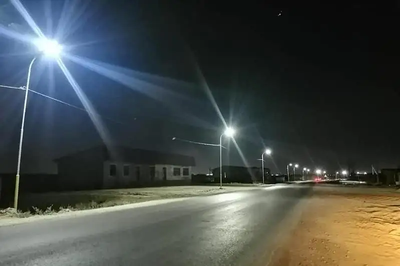 В Сарыагаше освещены свыше 1300 улиц