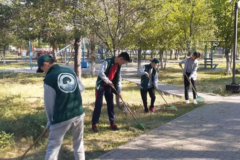 Итоги трудового сезона отряда «Жасыл ел» подвели в Караганде