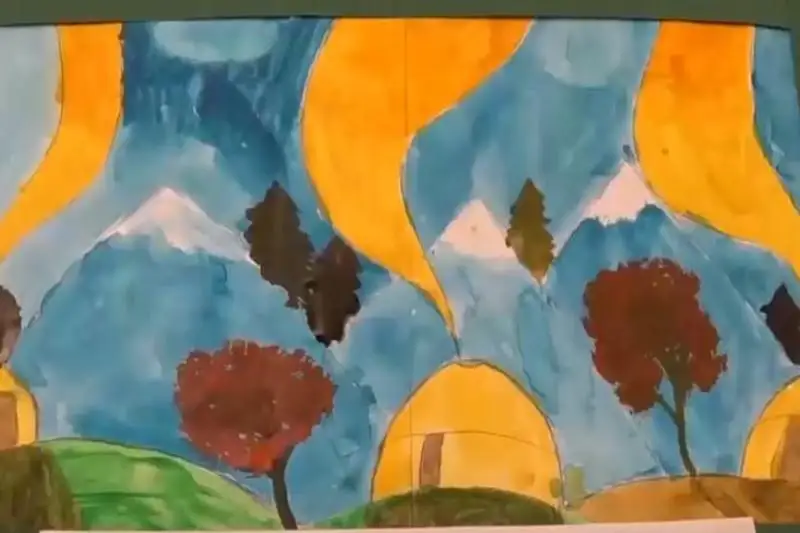 В Париже представлено творчество юных казахстанцев