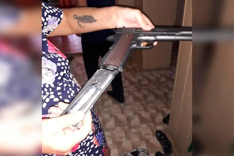 Мужчина стрелял в лошадей с окна своего дома в Рудном