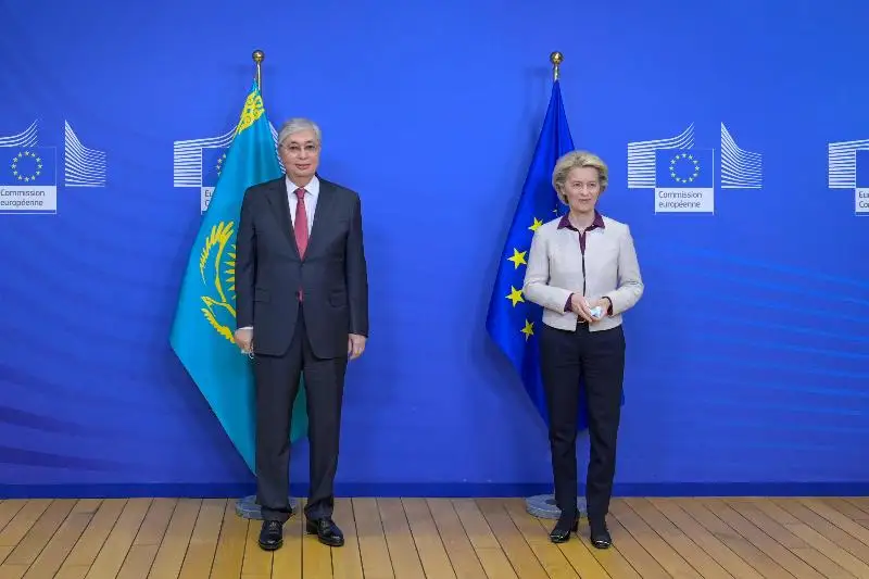 Глава государства провел переговоры с Президентом Европейской Комиссии