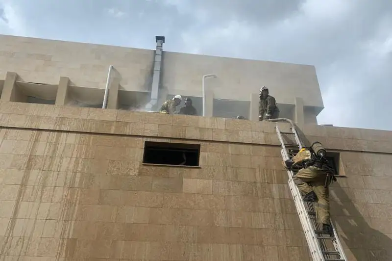 Кровля кафе загорелась в Кокшетау
