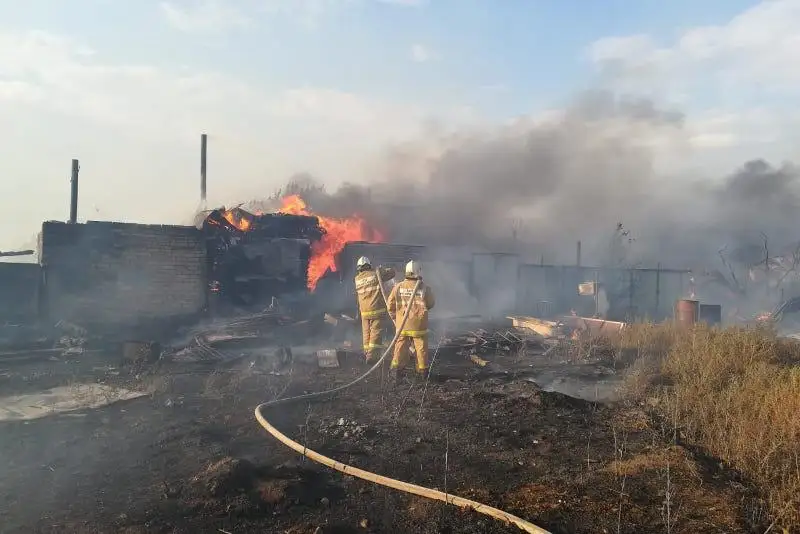 58 дачных участков сгорели в Акмолинской области