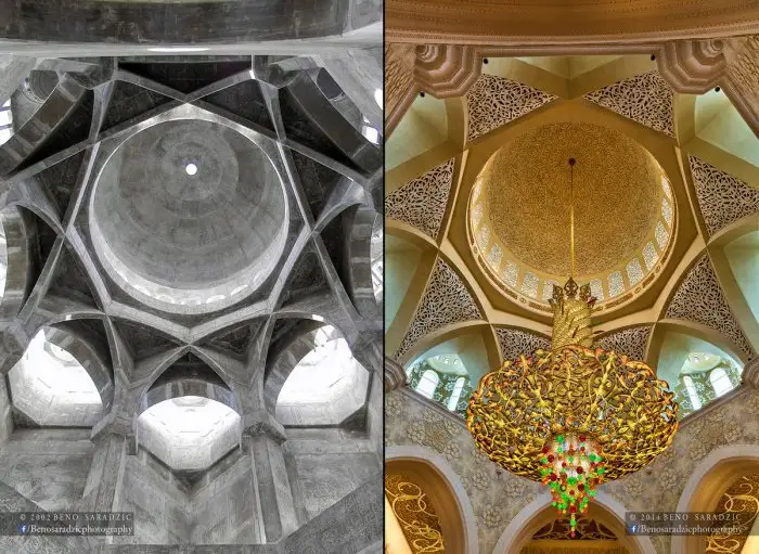 До и после: как строили одну из самых известных мечетей в мире