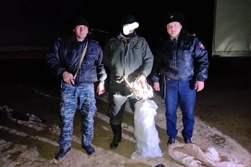 Браконьера-актюбинца задержали в Костанайской области