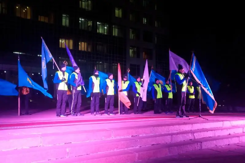 30 лет Независимости: Участники сверхмарафона «Нур-Султан - Уральск» прибыли в Костанай