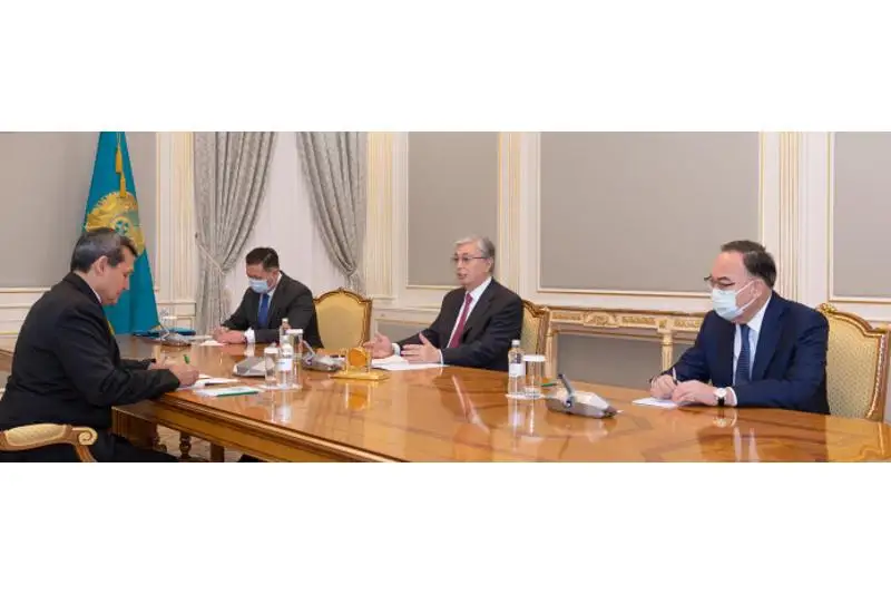Президент РК принял министра иностранных дел Туркменистана Рашида Мередова