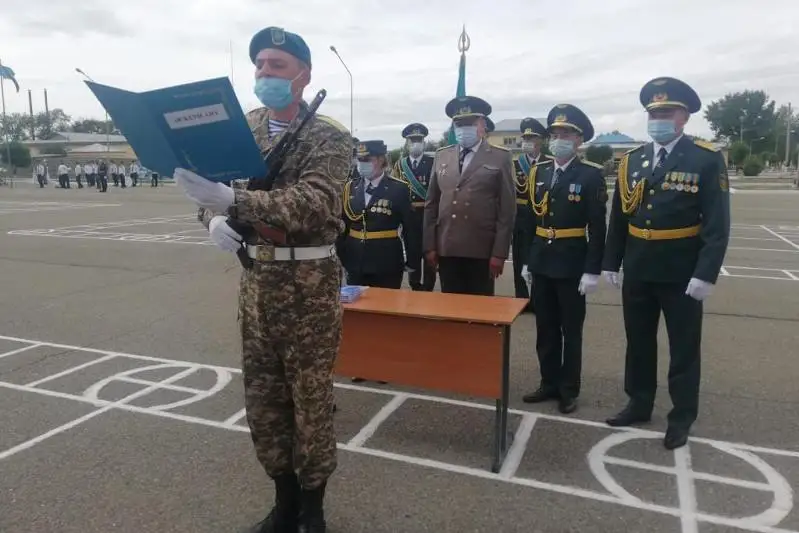 Молодое пополнение Десантно-штурмовых войск приняло присягу