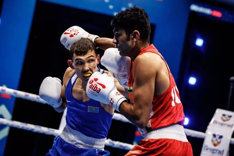 Серик Темиржанов в финале чемпионата мира по боксу