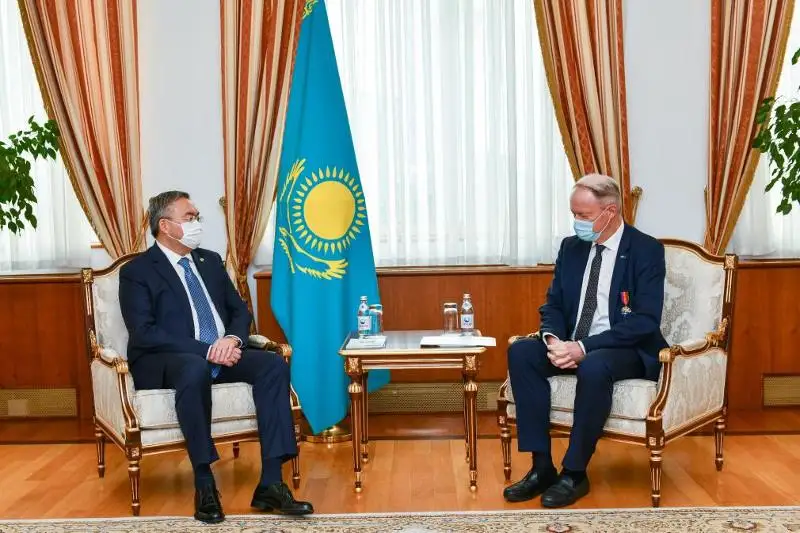 Глава МИД Казахстана принял посла Европейского союза