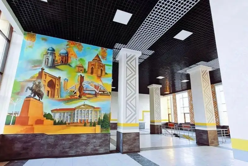 Обновленный вокзал Тараза открыт для пассажиров и посетителей