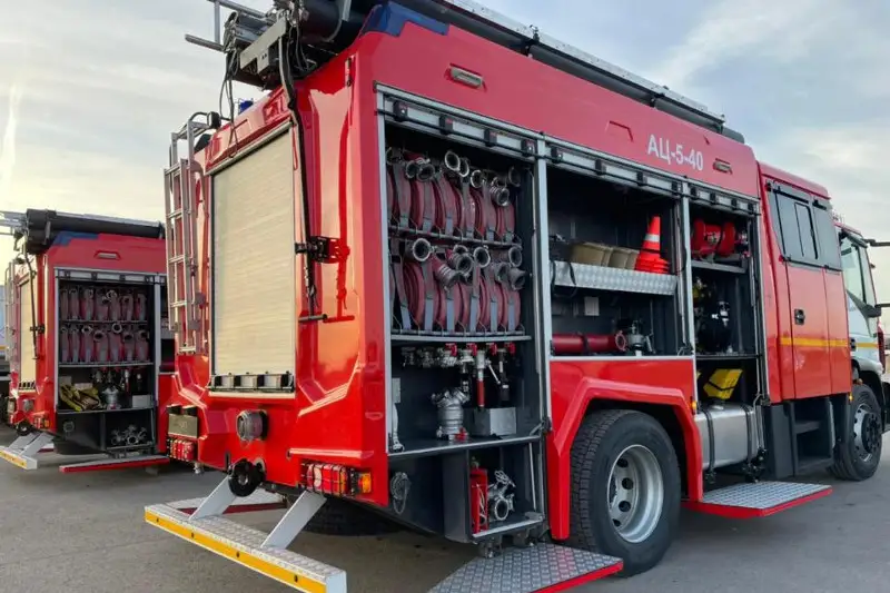 У спасателей Караганды появились возможности для тушения пожаров в 25-этажках