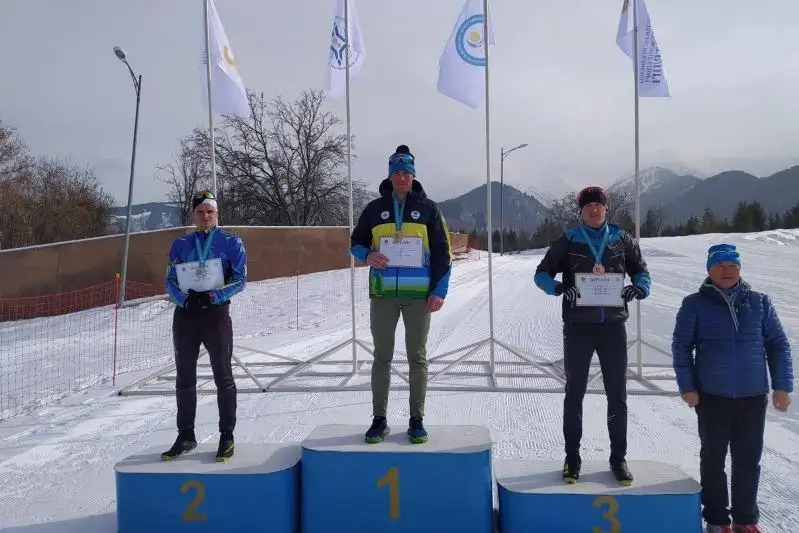 Акмолинские лыжники завоевали девять медалей чемпионата Казахстана