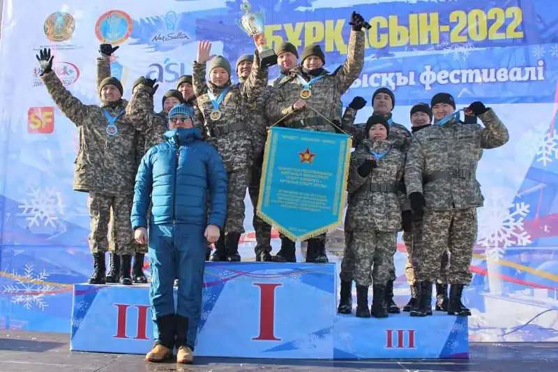 Армейские лыжные гонки прошли в Нур-Султане
