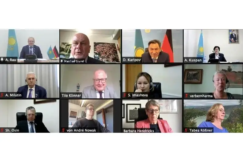 Казахстанско-германское сотрудничество обсудили парламентарии РК и ФРГ