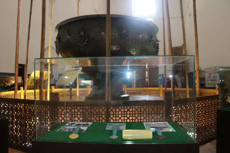 В мавзолее Ходжи Ахмеда Ясави открылась выставка, посвященная Тайказану