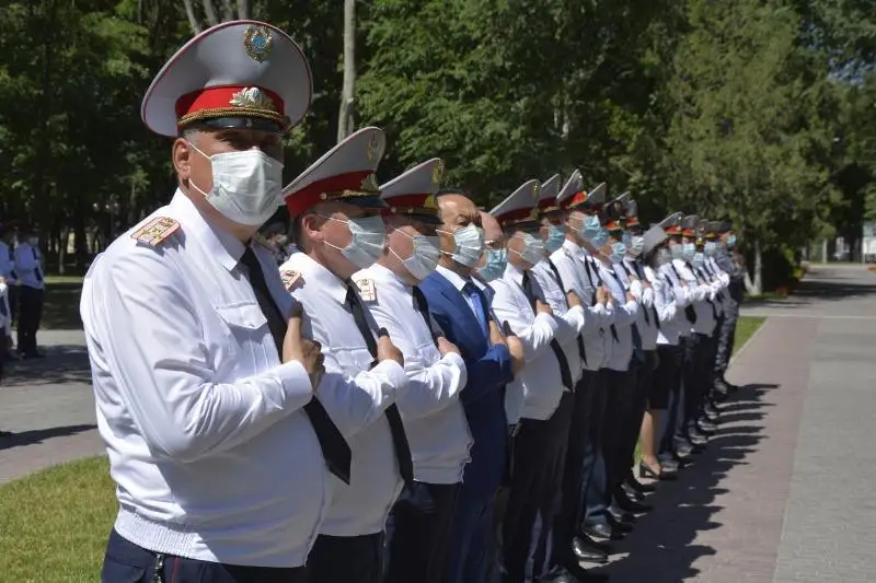 Профессиональный праздник отметили жамбылские полицейские